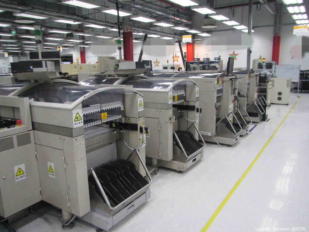 受Celestica天弘電子委托，出售一批維護(hù)良好的SMT設(shè)備，包括SIEMENS 'HS50', '80F5', 'F5HM'和飛達(dá)等【東莞】